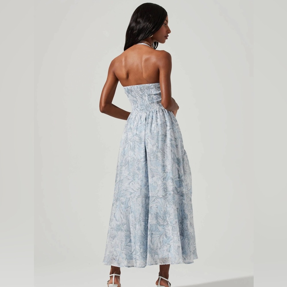 NWT ASTR the Label Mariella Floral Midi Dress - Picture 2 of 3